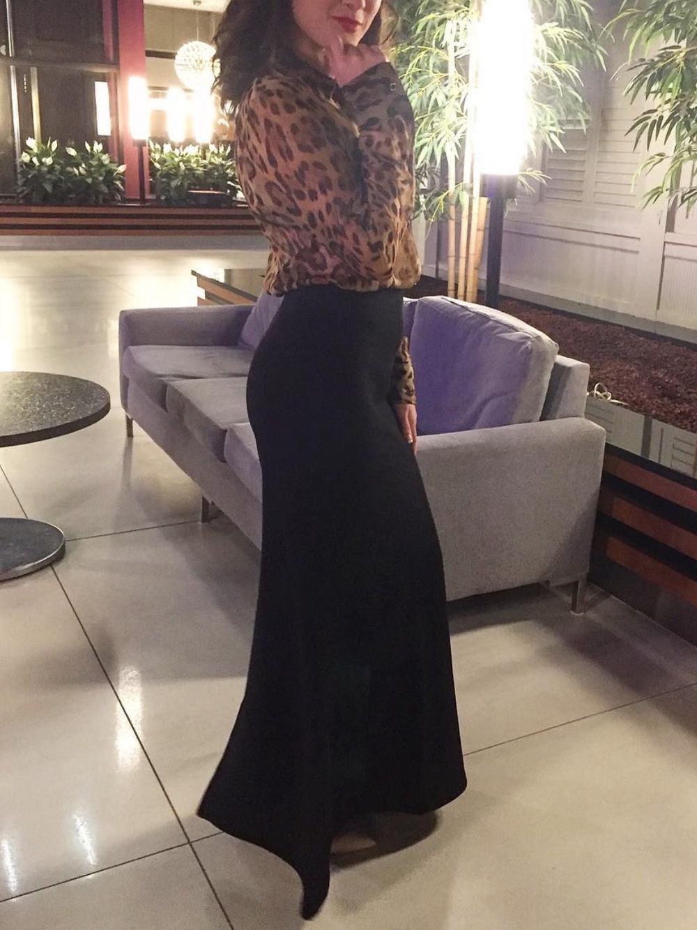 Sabo Skirt Black Maxi Skirt